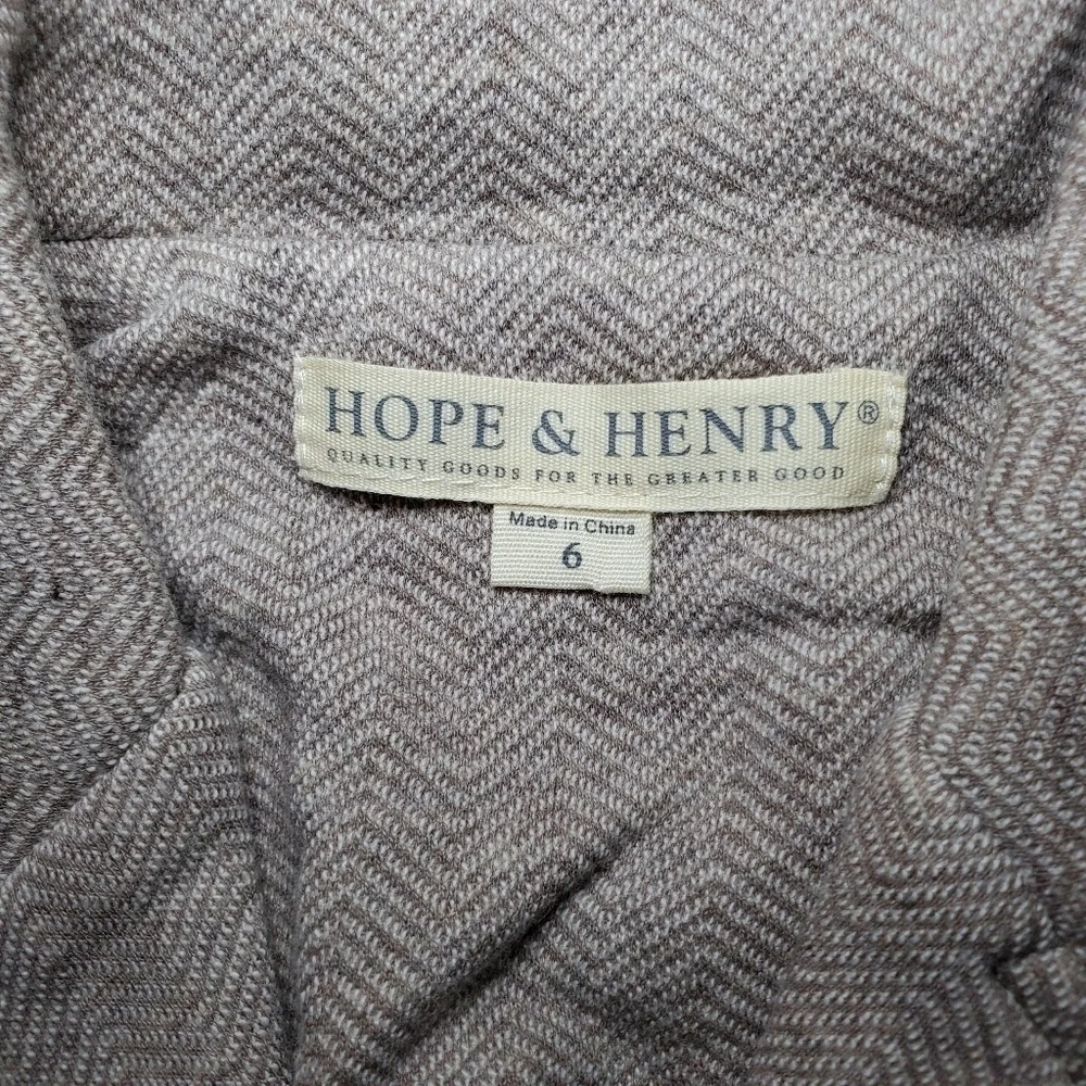 Hope & Henry Girl Dressy Fleece Riding Blazer Sz 6 NWOT